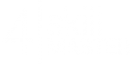 4skill-master ロゴ 白