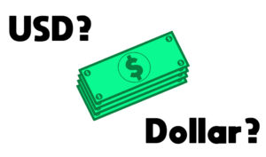 usd、dollar、どっち?