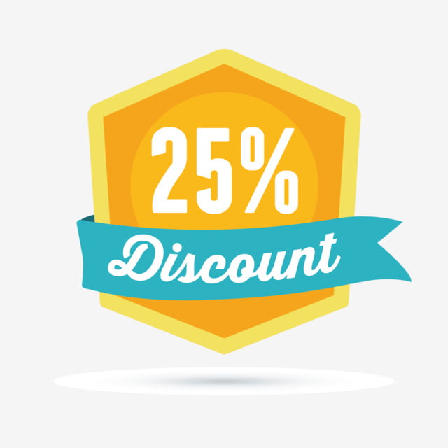 25%割引